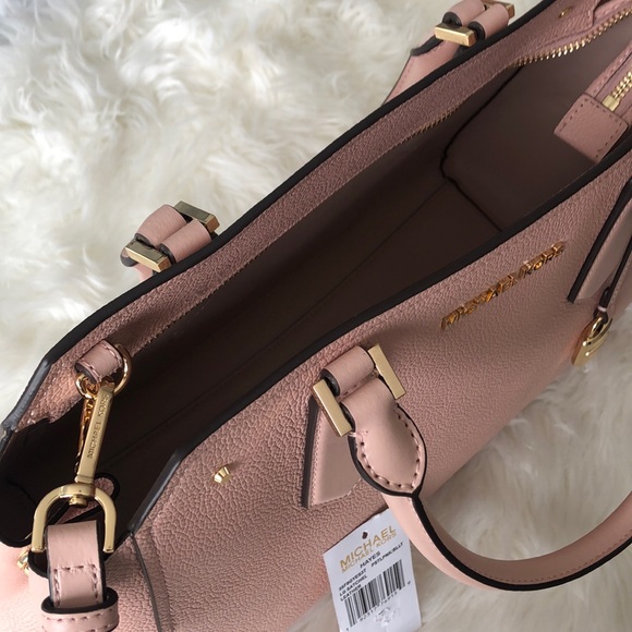 Michael Kors Hayes Pink Satchel NWT - Picture 5 of 5